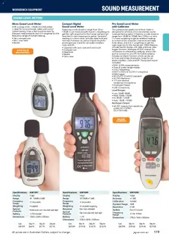 Preview of catalogue Engineering & Scientific Catalogue 2025/2026 from shop Jaycar valid 09/07/2025 | Page: 119