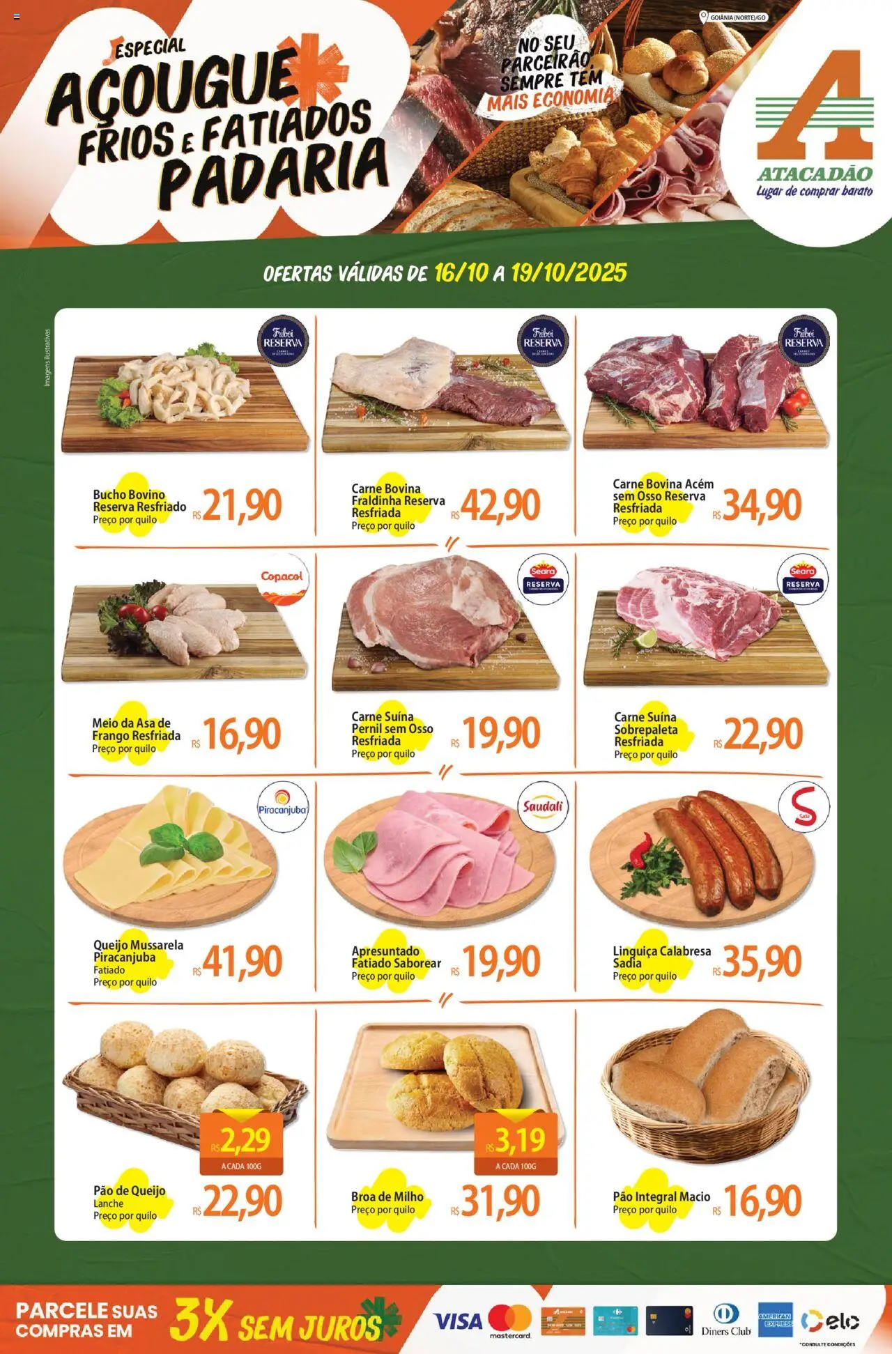 Atacadão folheto "Ofertas - GO" válido a partir de 16/10/2025 - número de página 1