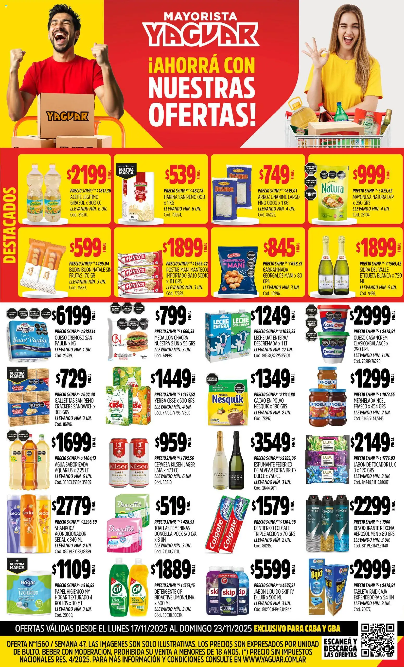 Vista previa del folleto de la tienda Yaguar válido desde el 17/11/2025 