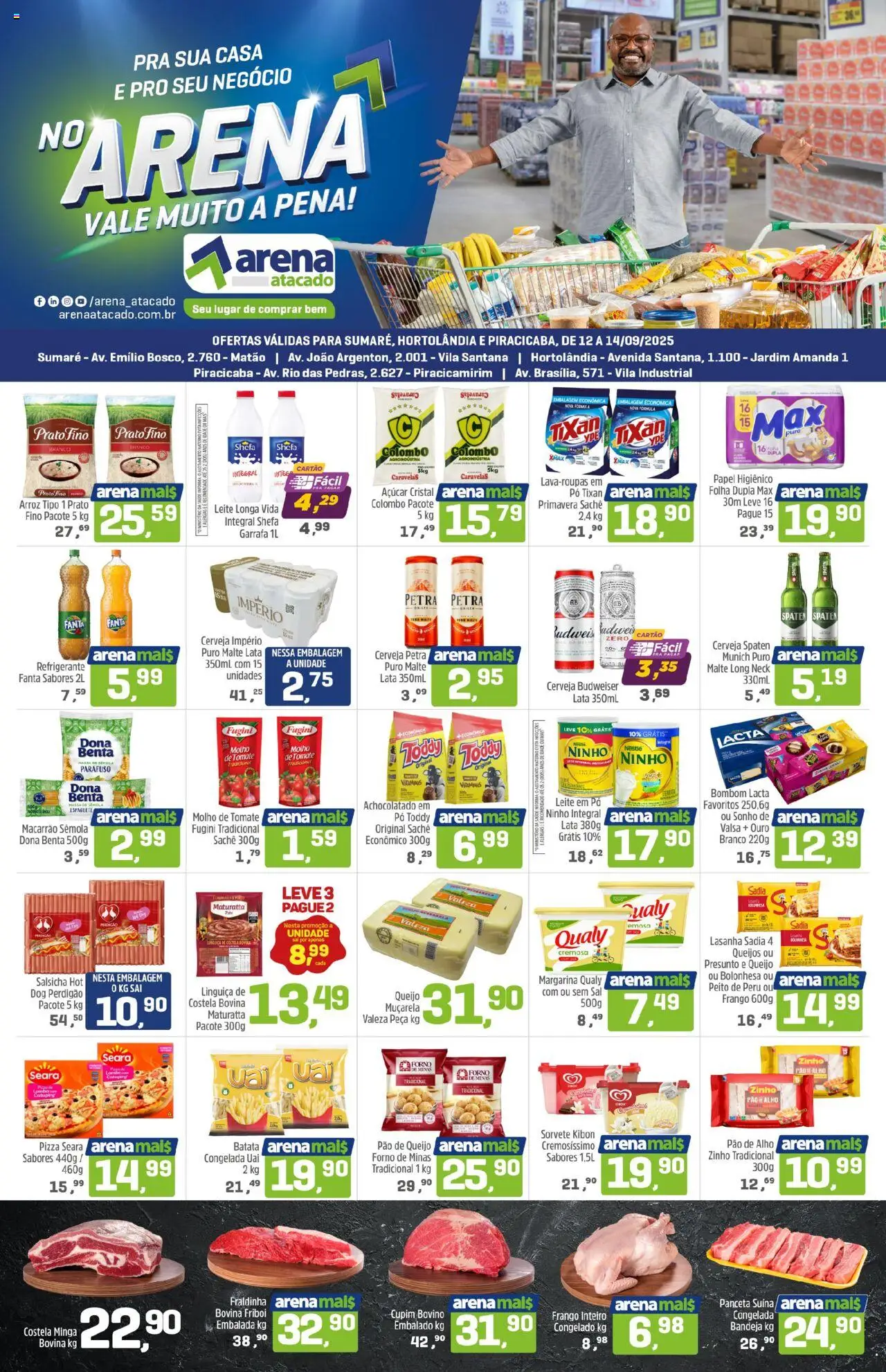 Arena Atacado folheto "Ofertas da semana" válido a partir de 12/09/2025 - número de página 1