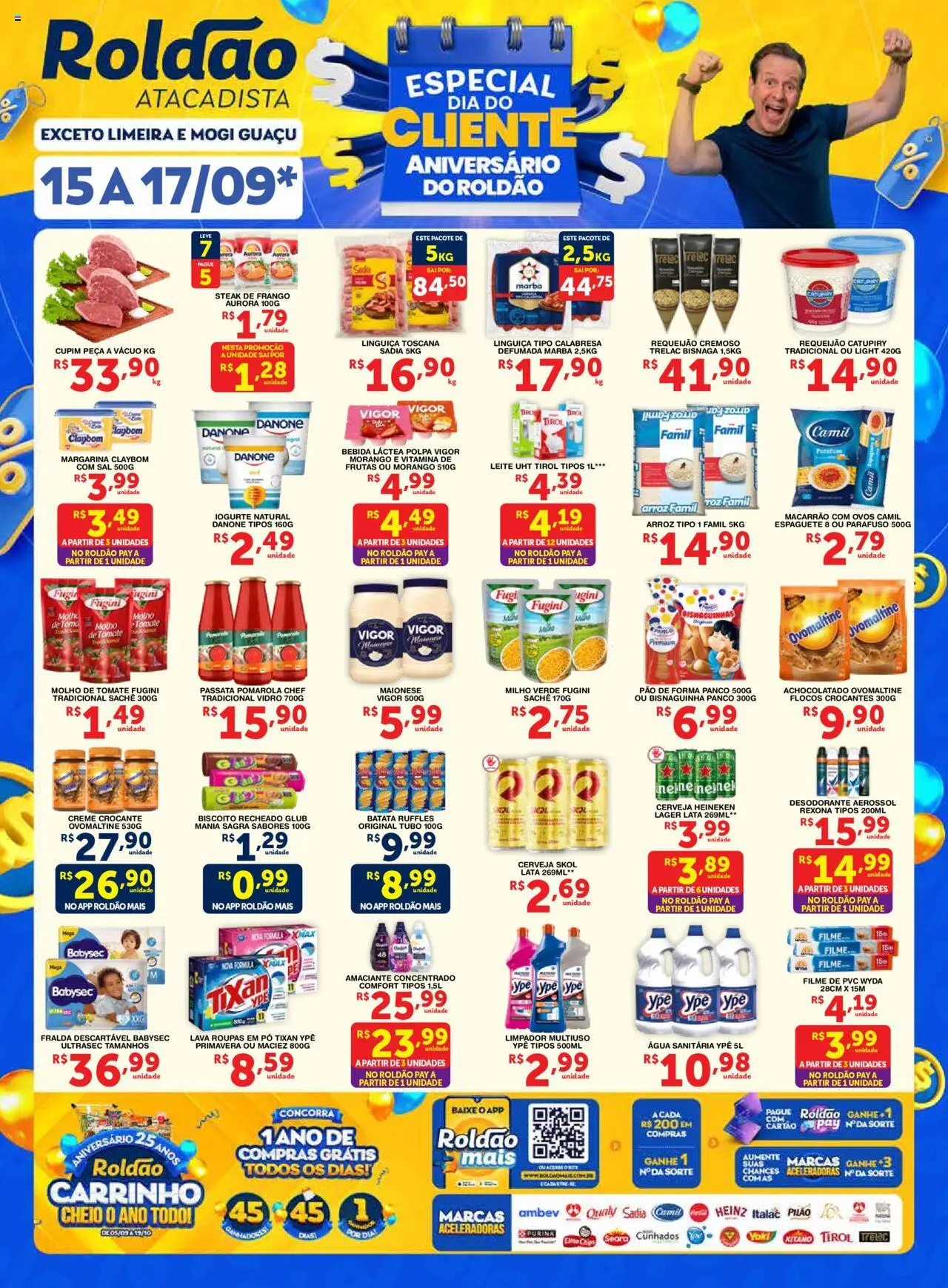 Roldão folheto "Ofertas Festival Dia do Cliente" válido a partir de 15/09/2025 - número de página 1