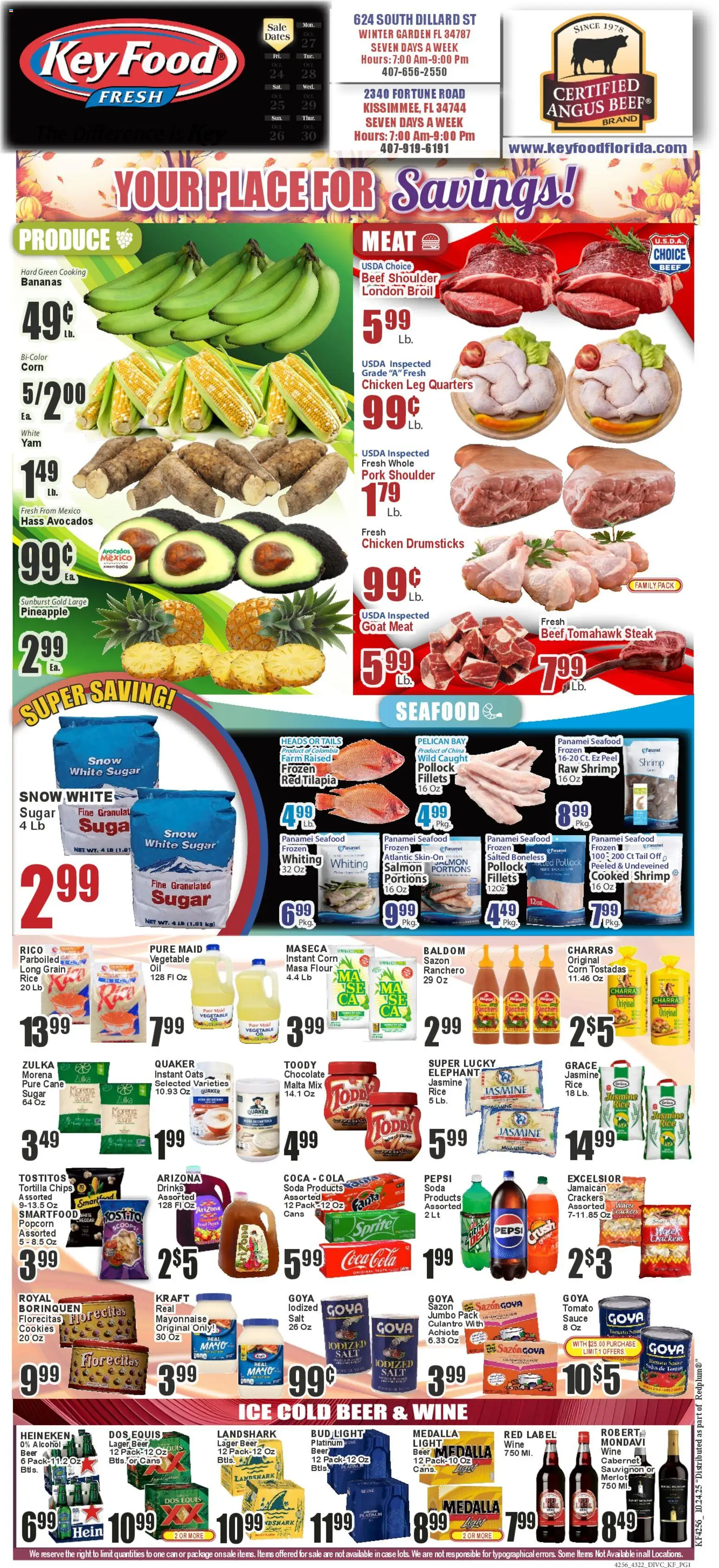 Key Food Weekly Circular (10/24/2025) >> Weekly Ad - Page number 1