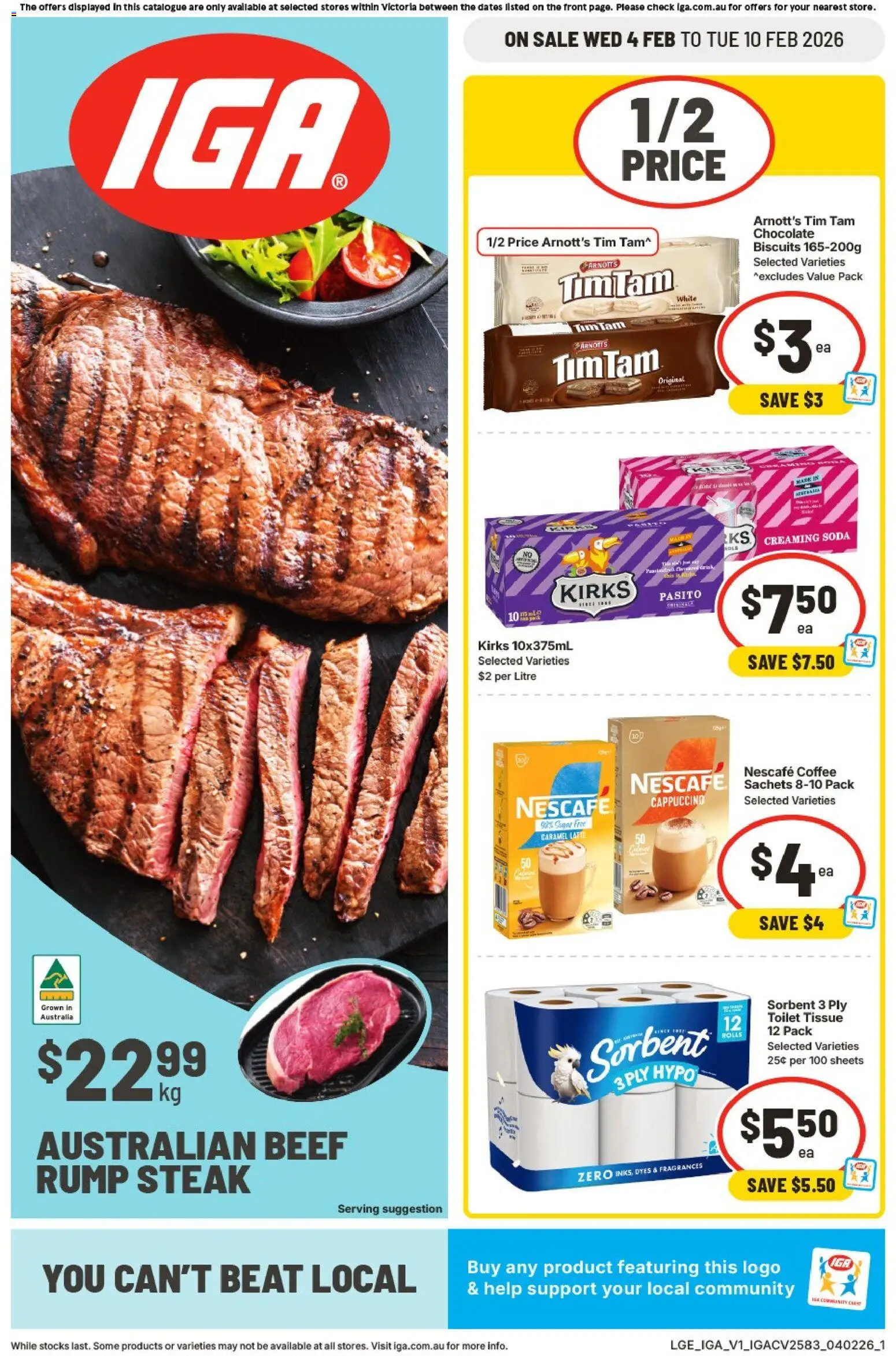 Preview of catalogue Catalogue from shop IGA valid 04/02/2026