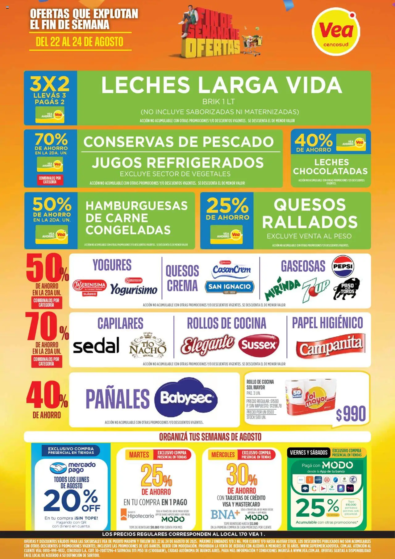 Vea Ofertas - Trelew del 22/08/2025 >> Catálogo