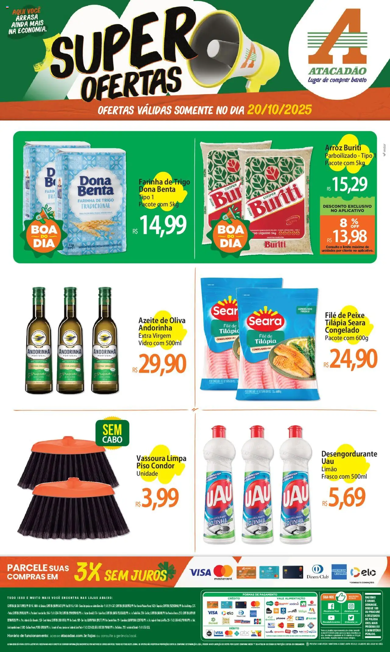Atacadão folheto "Ofertas - PR" válido a partir de 20/10/2025 - número de página 1