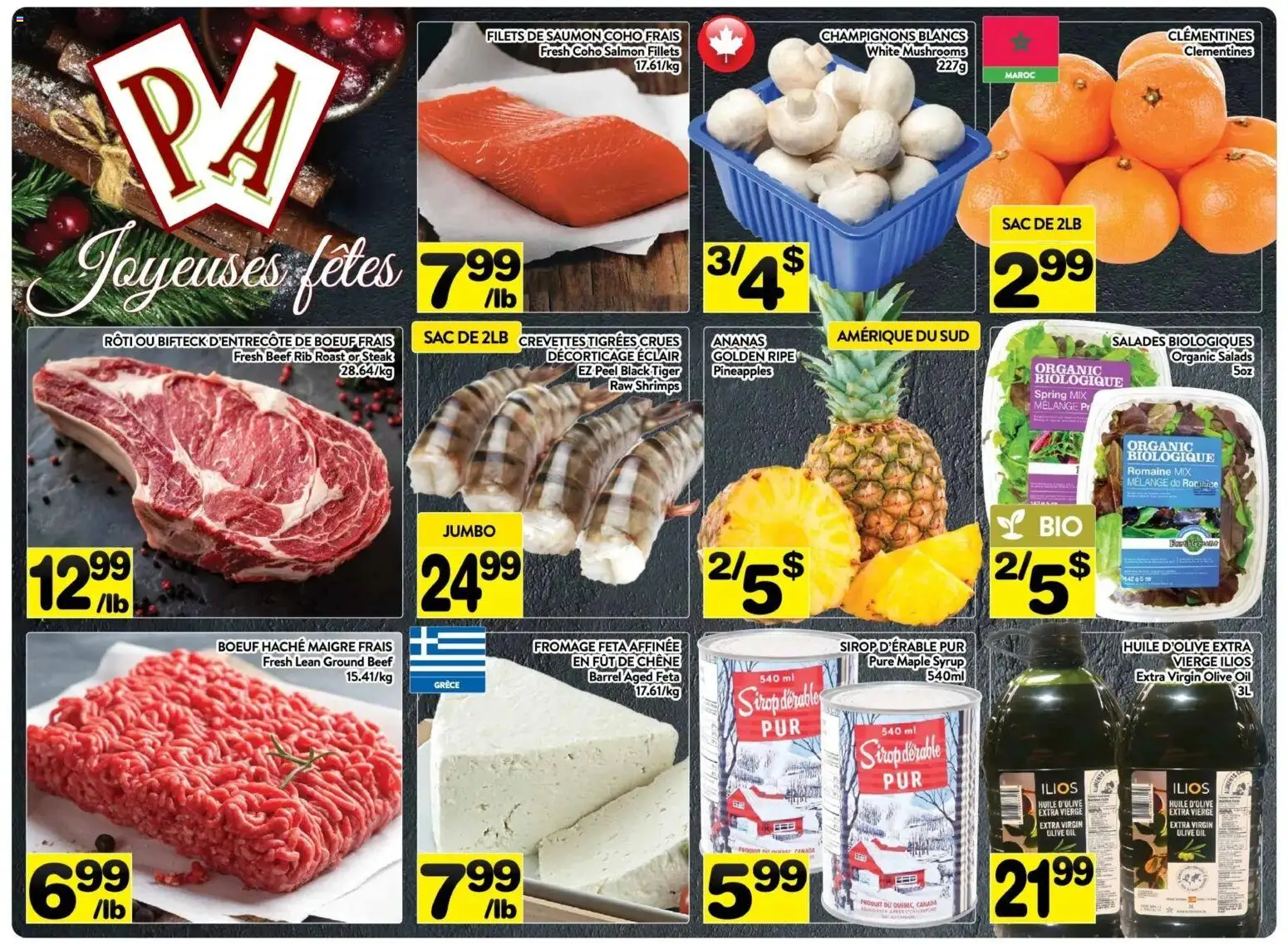 Preview of leaflet Weekly flyer / circulaire from shop Pa Supermarché is valid from Dec 15, 2025