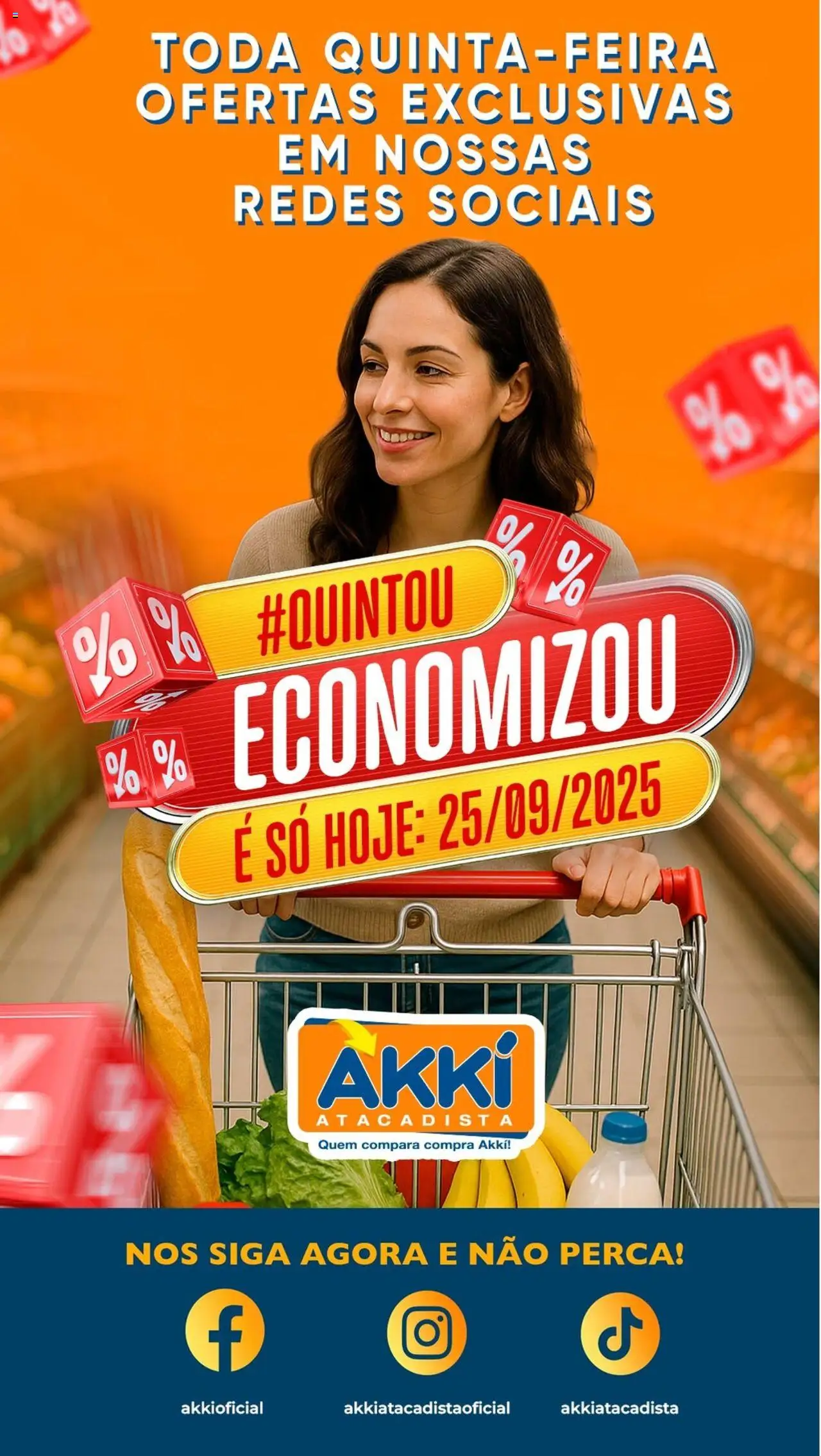 Akki Atacadista folheto "Ofertas do Dia" válido a partir de 25/09/2025 - número de página 1