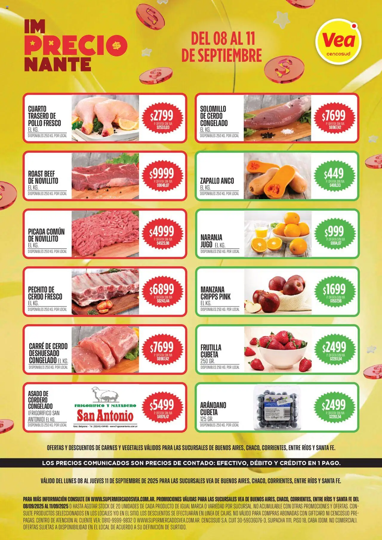 Vea Ofertas del 08/09/2025 >> Catálogo