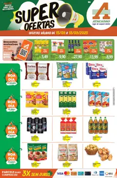 Pré-Visualização do folheto "Ofertas - SC" da loja Atacadão válido a partir de 15/09/2025