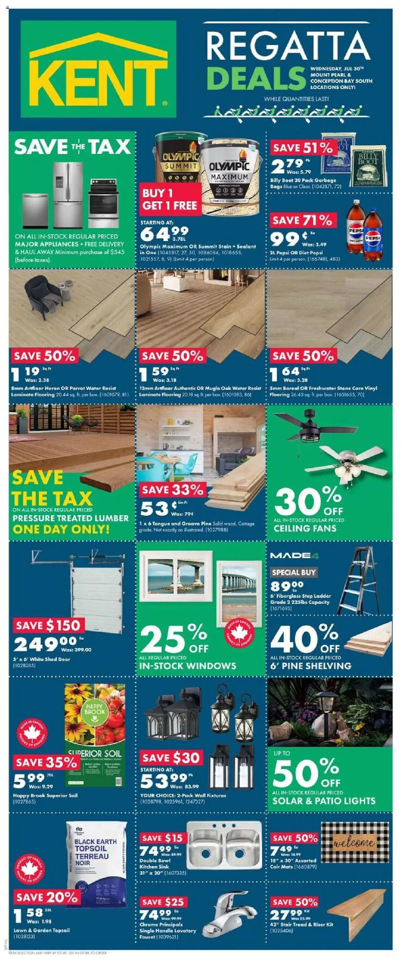 Kent flyer valid from Jul 31, 2025 - page number 1