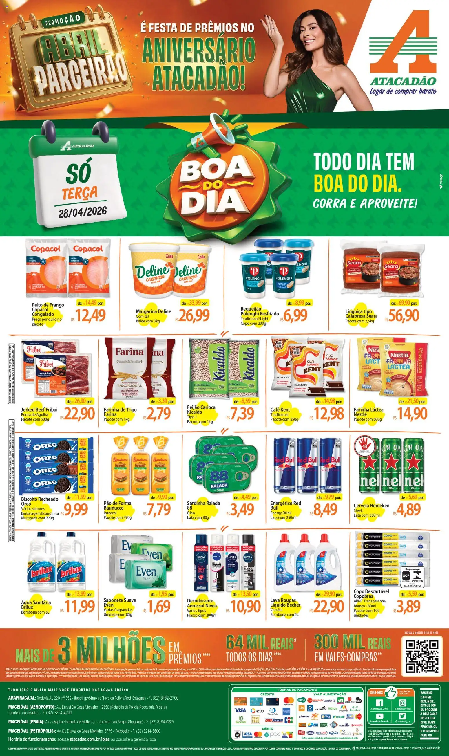 Pré-Visualização do folheto "Atacadão ofertas - AL" da loja Atacadão válido a partir de 28/04/2026