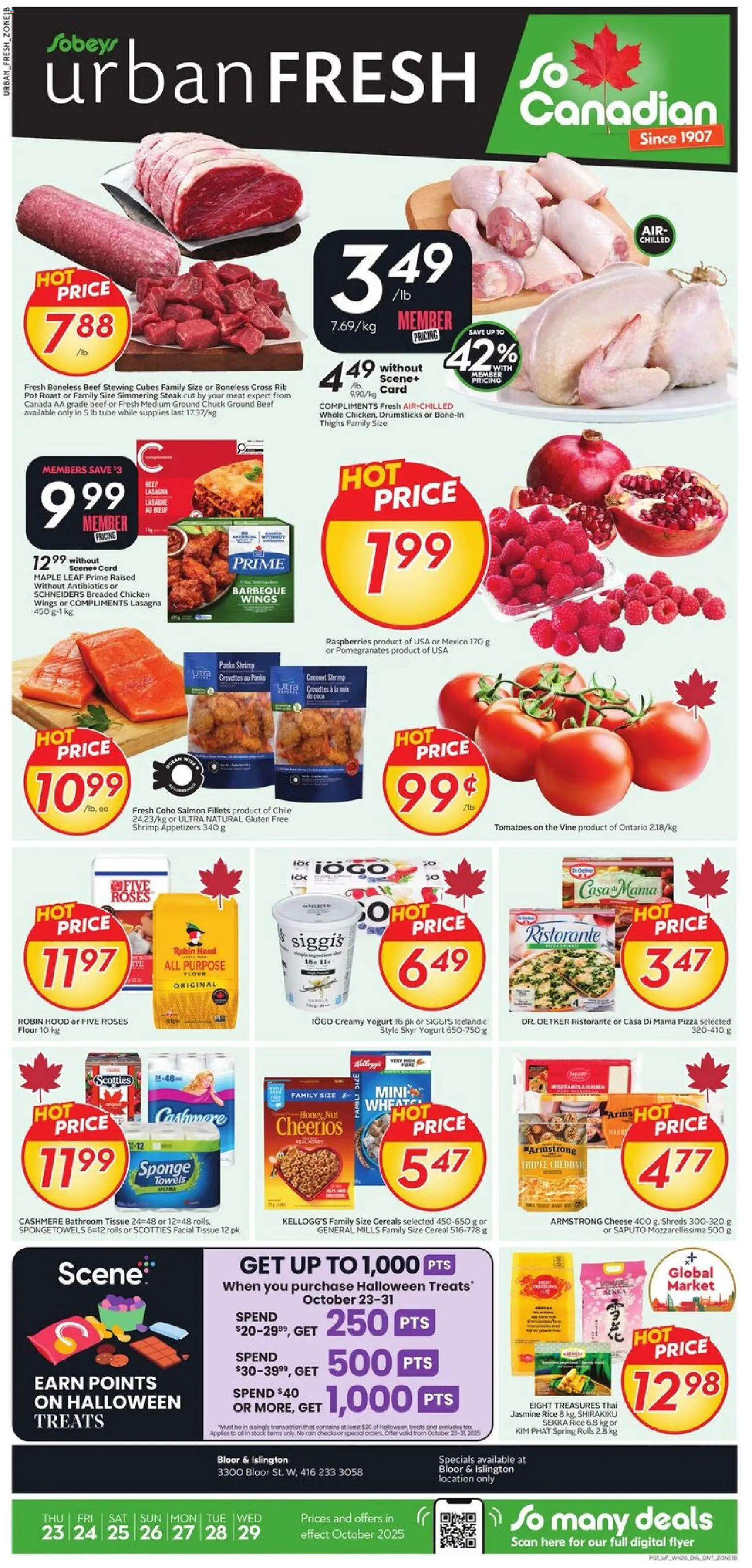 Sobeys flyer valid from Oct 23, 2025 - page number 1