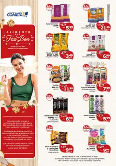 Pré-Visualização do folheto "Ofertas Alimento Que Faz Bem" da loja Cometa Supermercados válido a partir de 13/02/2026