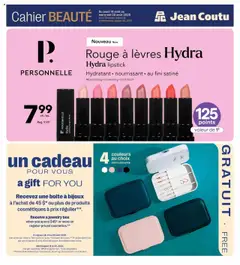 Un aperçu du dépliant Beauty Booklet du magasin Jean Coutu est valide à partir 14 août 2025