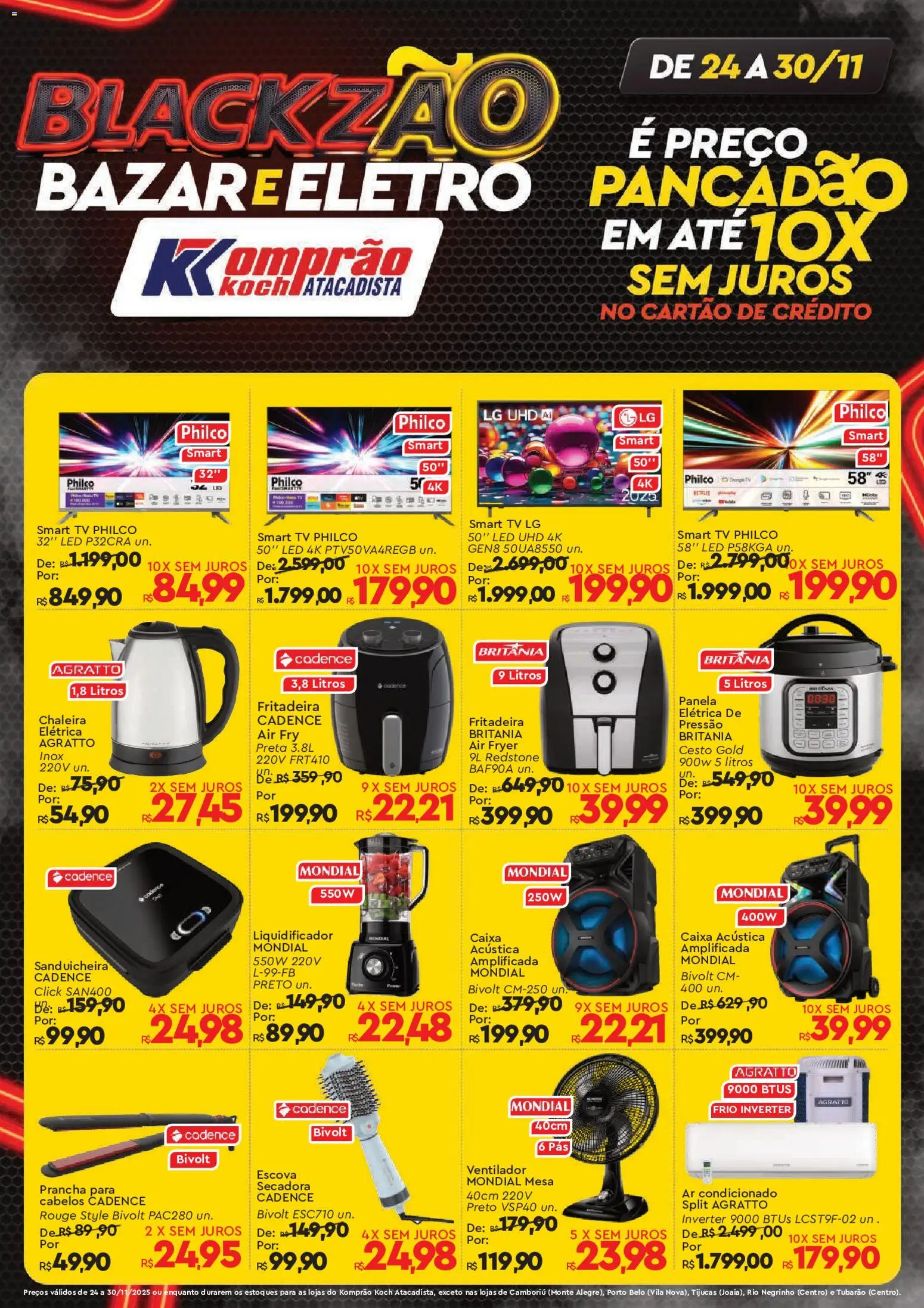 Pré-Visualização do folheto "Black Friday" da loja Komprao Atacadista válido a partir de 24/11/2025