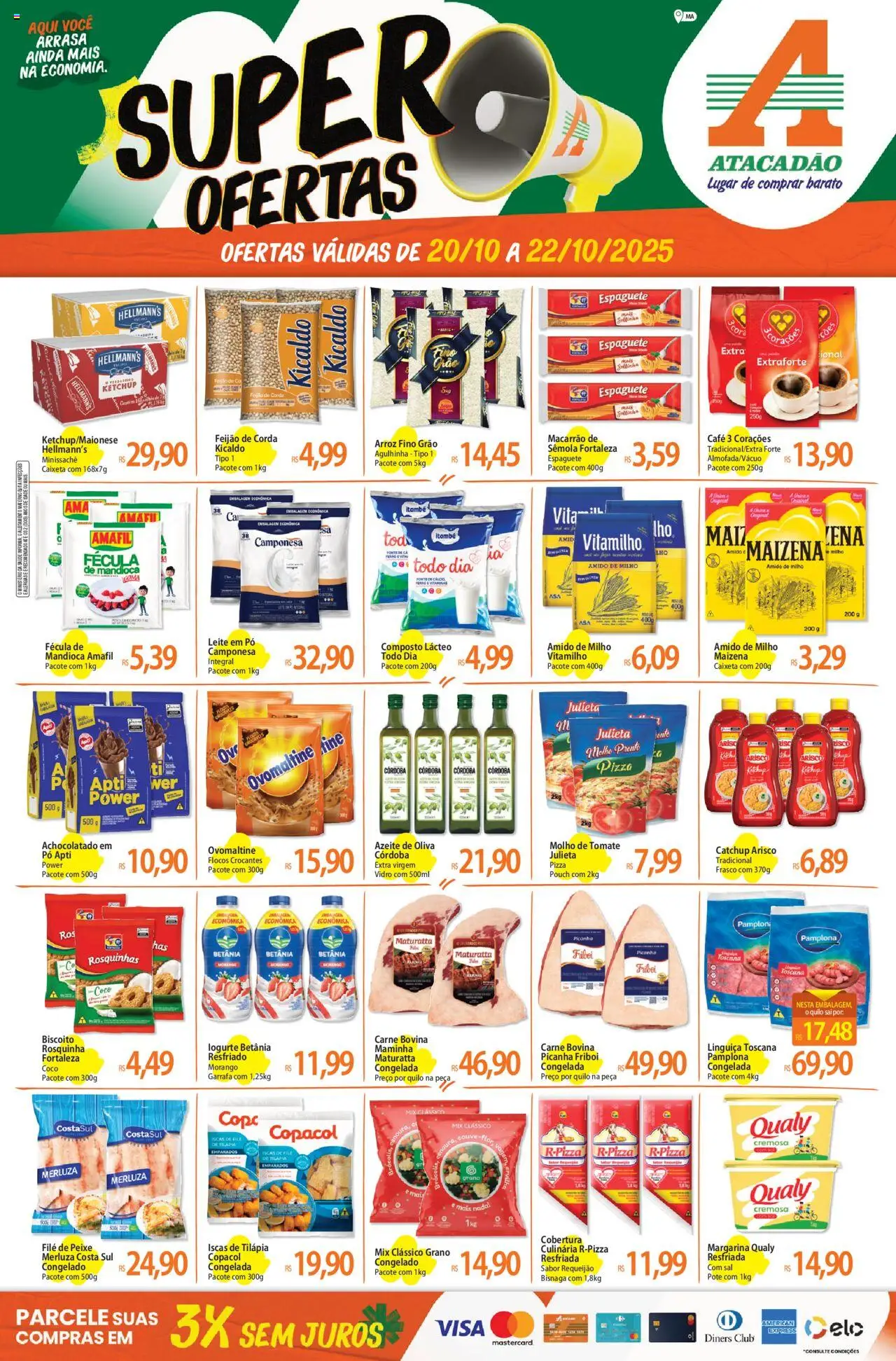 Atacadão folheto "Ofertas - MA" válido a partir de 20/10/2025 - número de página 1