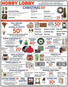 Ad Preview of Hobby Lobby Weekly Ad from 10/26/2025
