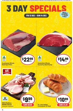 Preview of catalogue 3 Day Specials QLD from shop IGA valid 12/12/2025