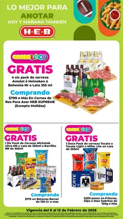 Vista previa las ofertas de la tienda H-E-B - Folleto desde el 06/02/2026 