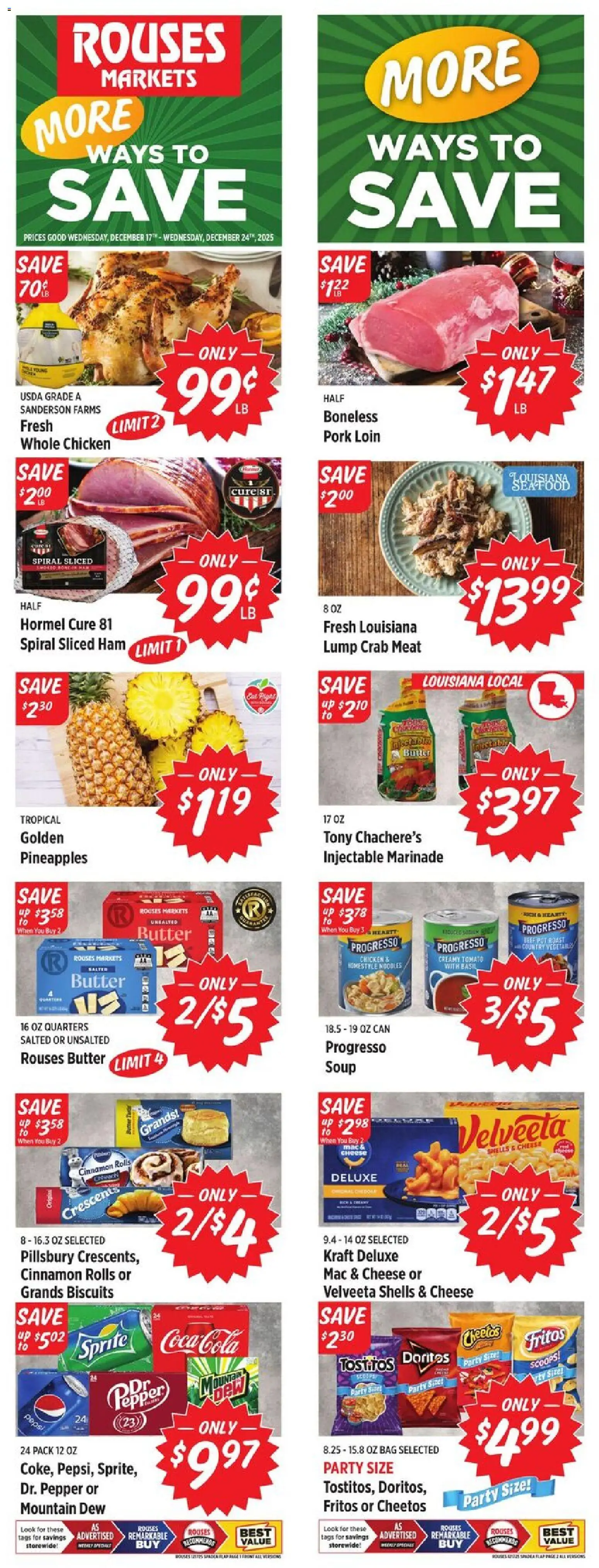 Ad Preview of Rouses Weekly Ad from 12/17/2025
