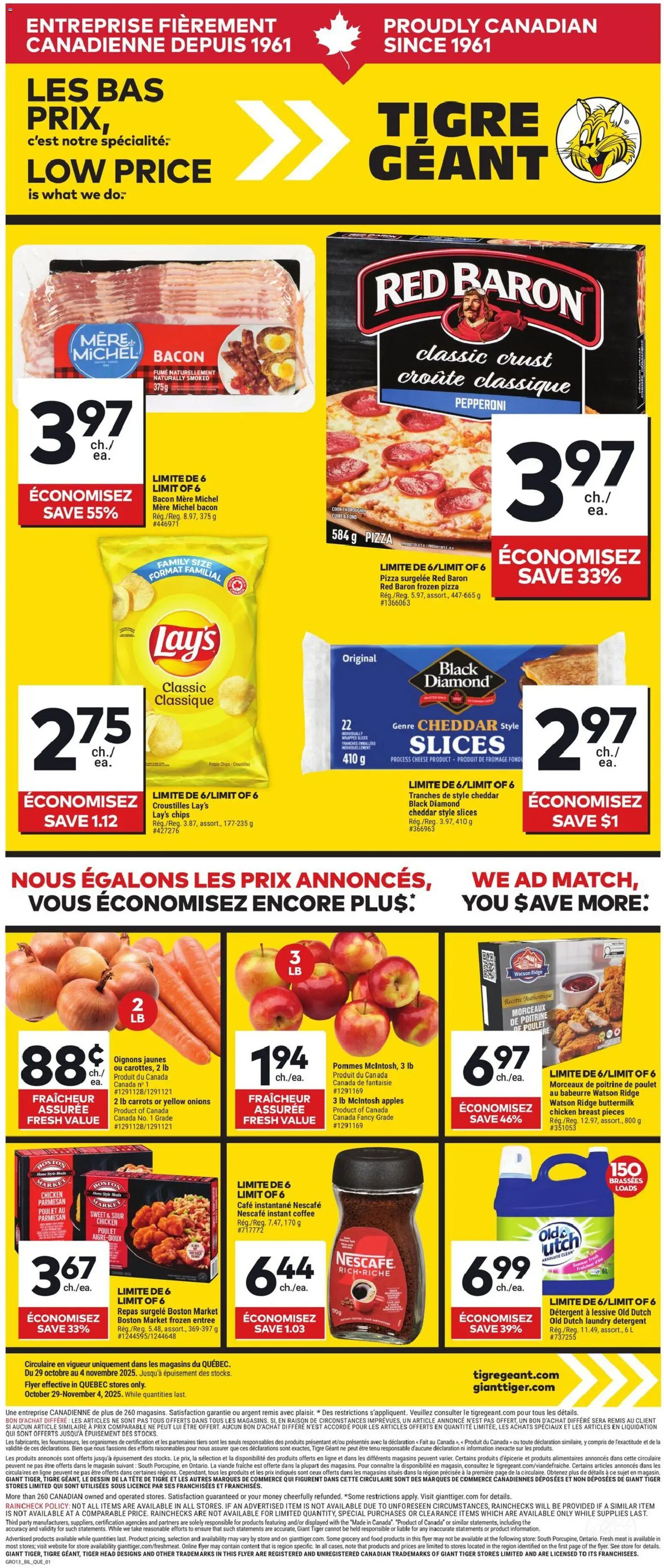 Preview of leaflet Weekly Flyer from shop Giant Tiger is valid from Oct 29, 2025