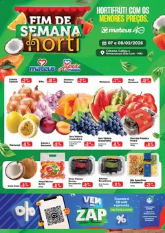 Pré-Visualização do folheto "Ofertas Fim de Semana " da loja Mateus válido a partir de 07/02/2026