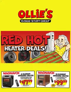 Ad Preview of Ollie's Red Hot Deals from 11/10/2025