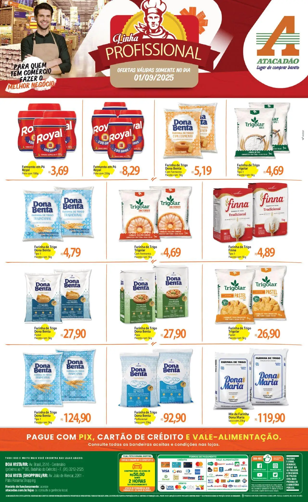 Atacadão folheto "Ofertas - RR" válido a partir de 01/09/2025 - número de página 1