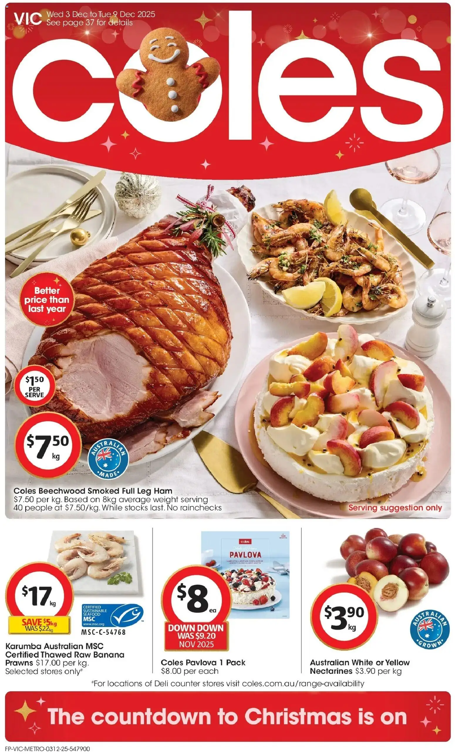 Preview of catalogue Catalogue VIC from shop Coles valid 03/12/2025