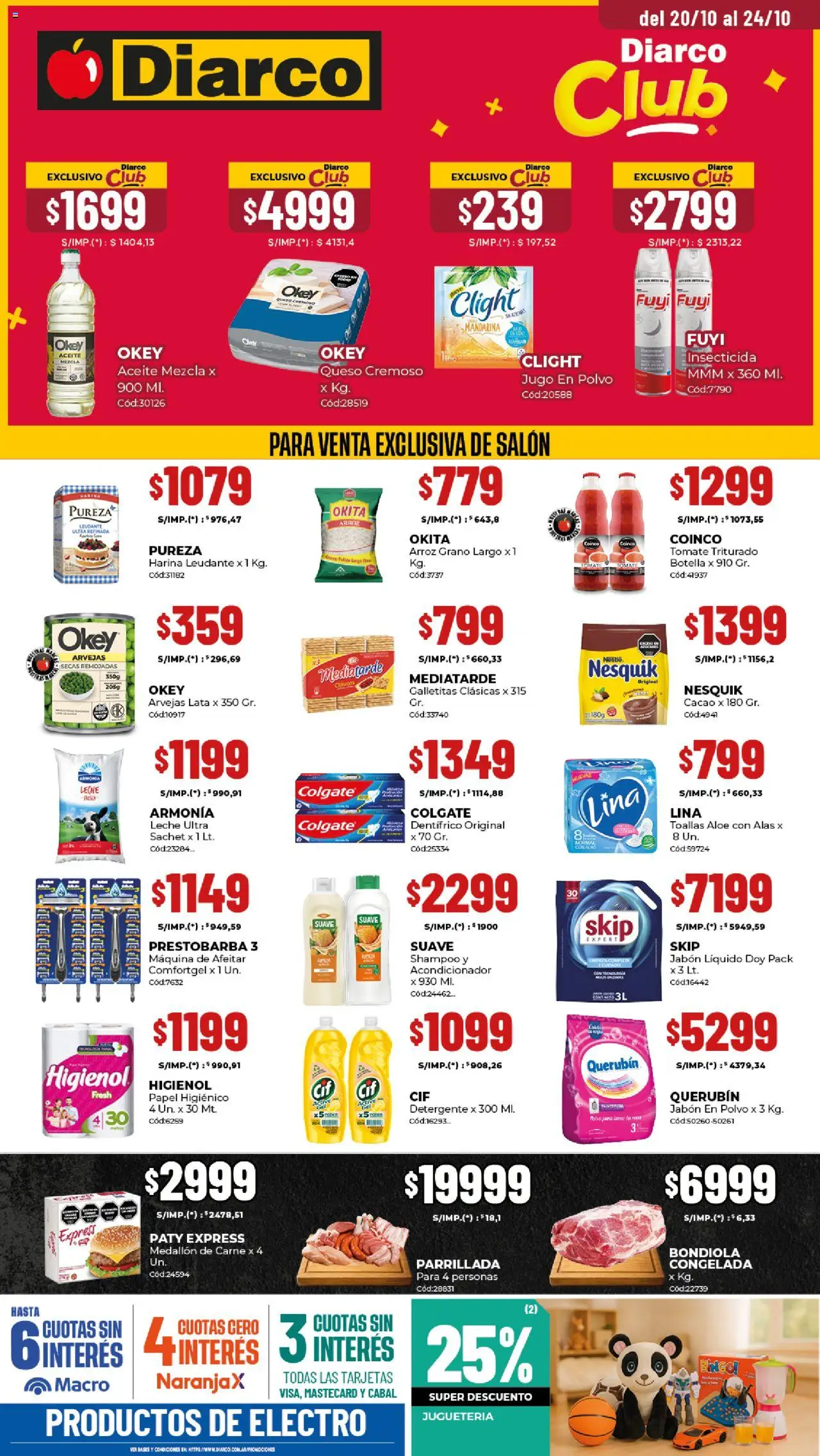 Diarco Ofertas del 20/10/2025 Online