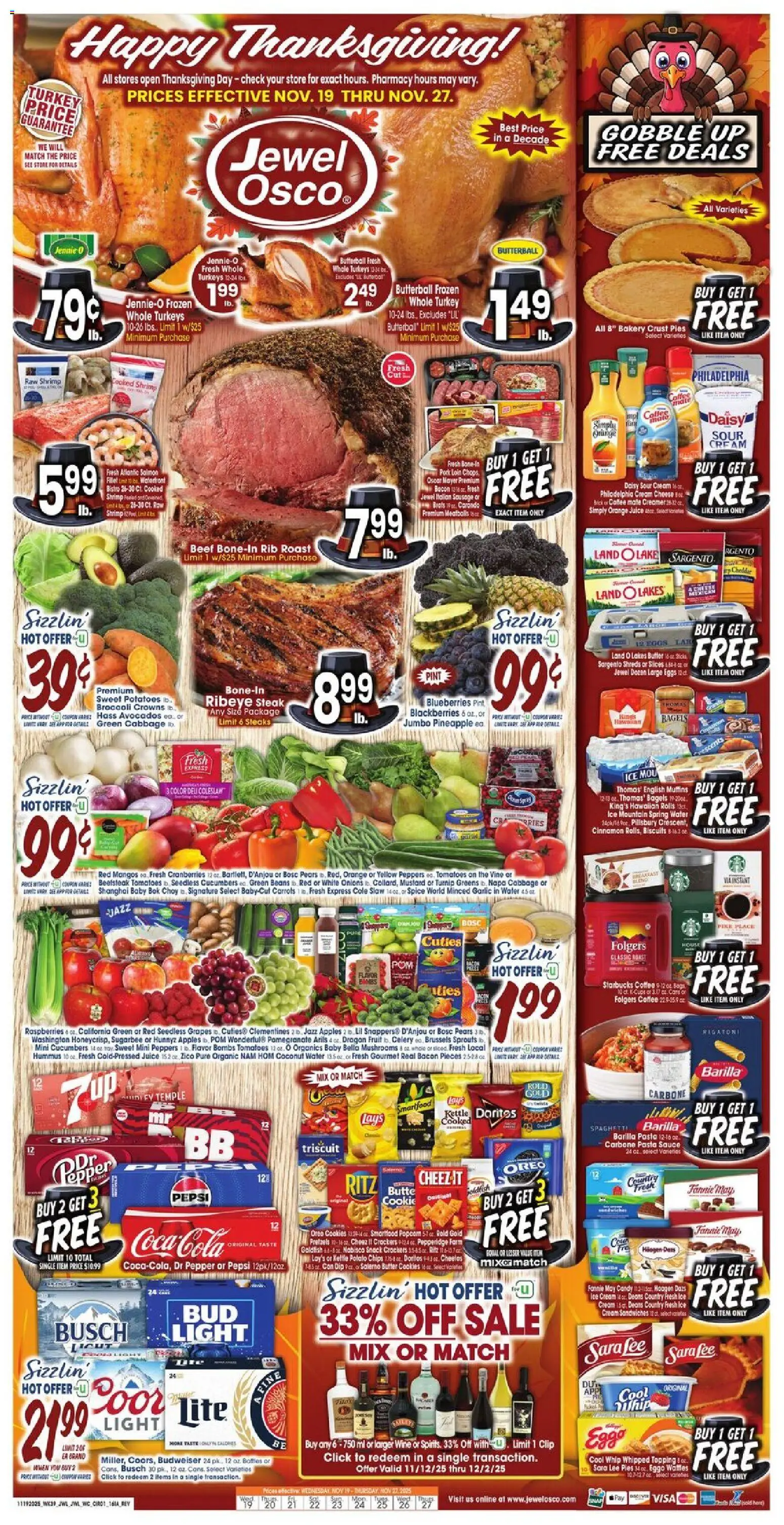 Ad Preview of Jewel Osco Weekly Ad - IA from 11/19/2025