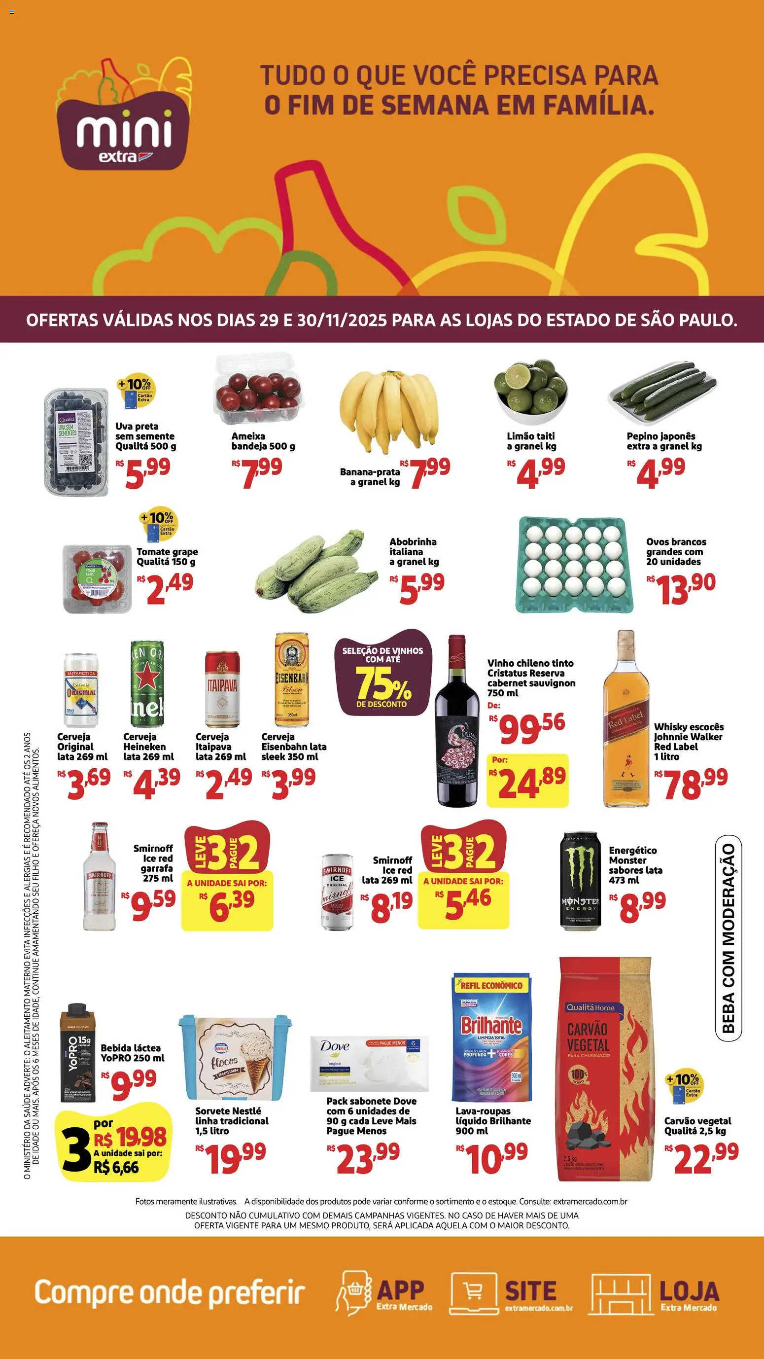 Pré-Visualização do folheto "Ofertas da semana" da loja Mini Extra válido a partir de 29/11/2025