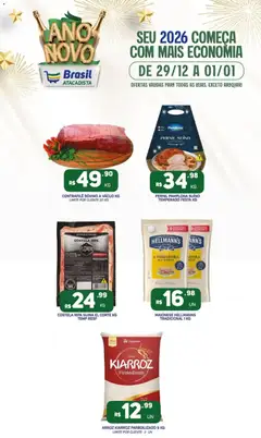 Pré-Visualização do folheto "Ofertas da semana" da loja Brasil Atacadista válido a partir de 29/12/2025