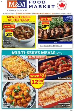 Preview of leaflet Weekly flyer / circulaire from shop M&M Food Market is valid from Sep 11, 2025