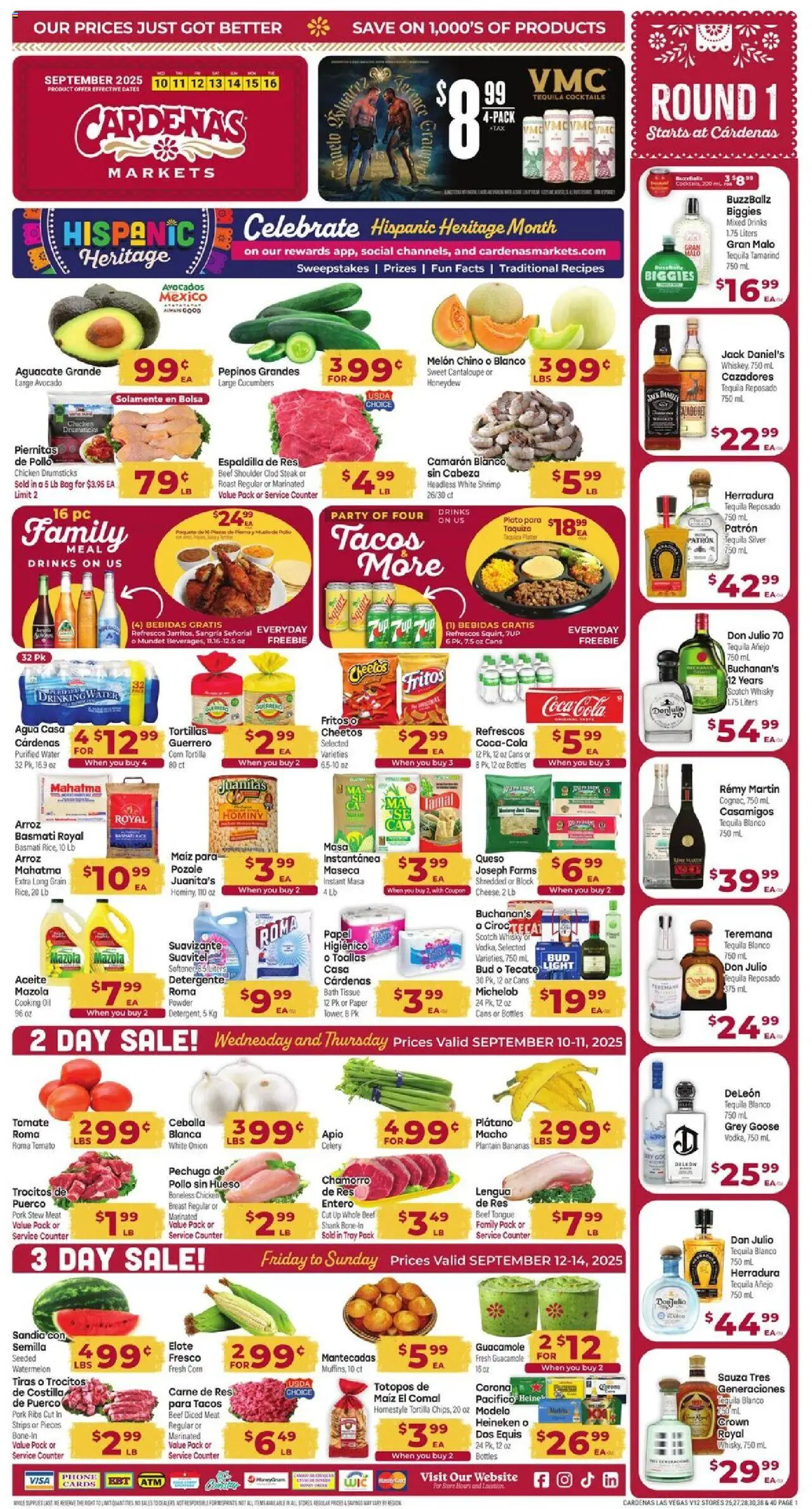 Cardenas Weekly Ad - NV from 09/10/2025 - Flyer - Page number 1