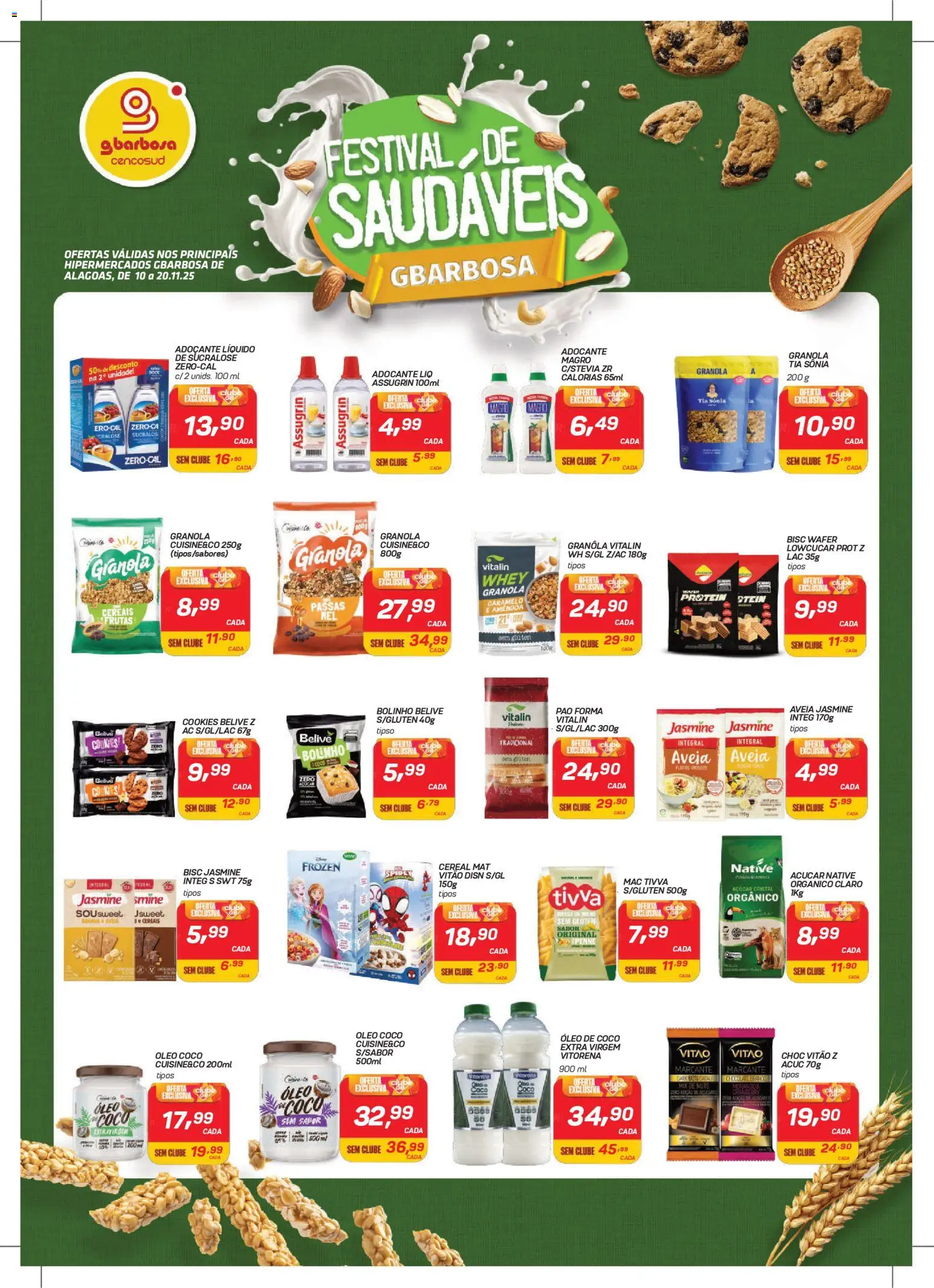 Pré-Visualização do folheto "Ofertas Saudáveis" da loja Gbarbosa válido a partir de 10/11/2025