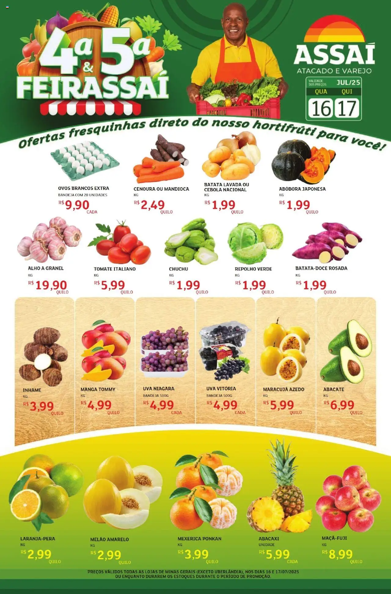 Assaí Atacadista folheto "Encarte - MG" válido a partir de 16/07/2025 - número de página 1