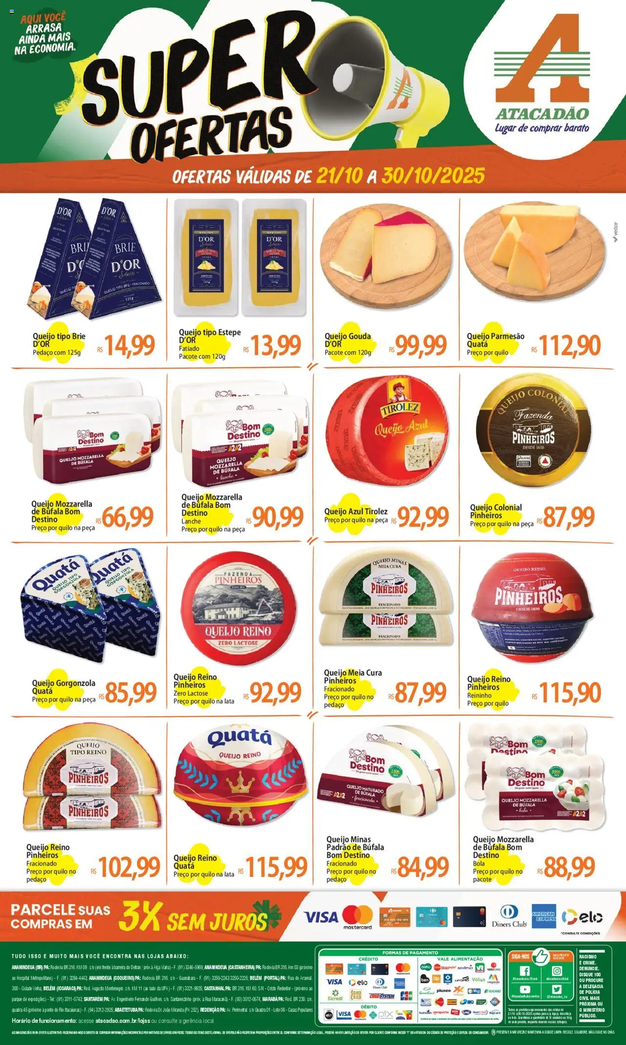 Atacadão folheto "Ofertas - PA" válido a partir de 21/10/2025 - número de página 1