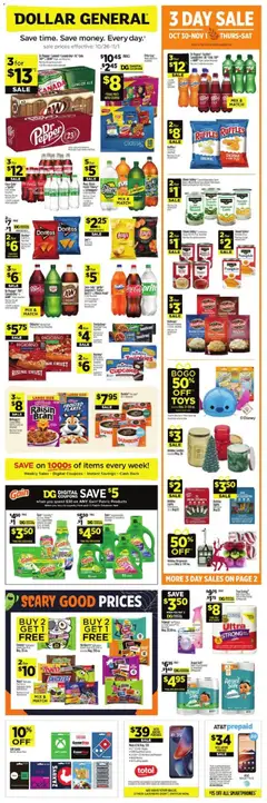 Ad Preview of Dollar General Weekly Ad from 10/26/2025