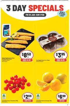 Preview of catalogue 3 Day Specials SA from shop IGA valid 30/01/2026