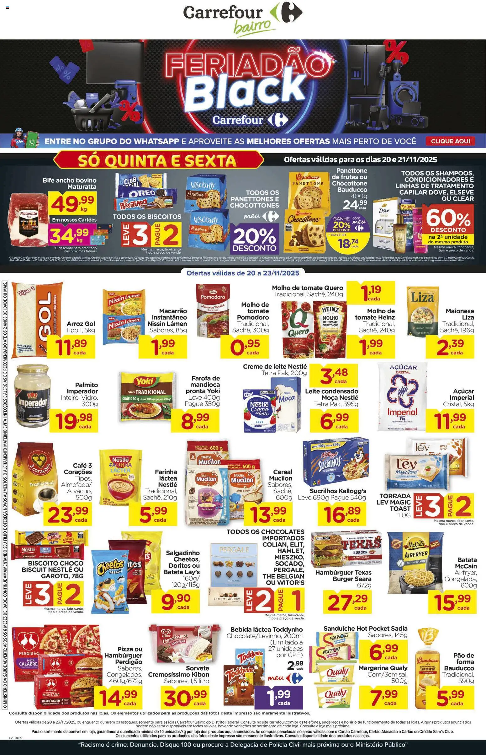 Pré-Visualização do folheto "Black Friday" da loja Carrefour Bairro válido a partir de 20/11/2025