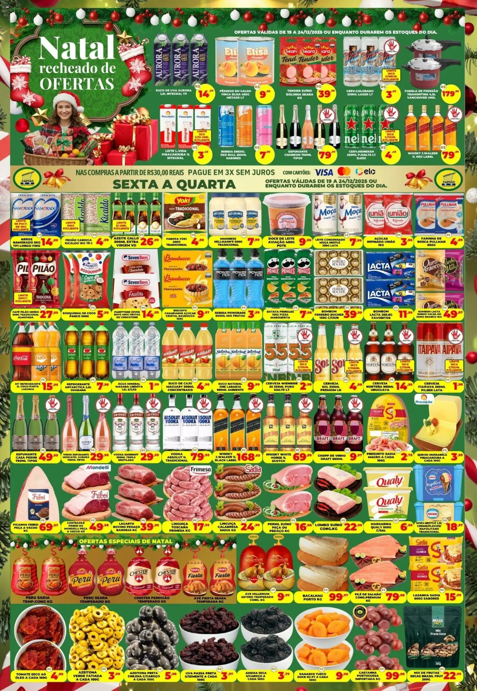 Pré-Visualização do folheto "Ofertas da semana" da loja Supermercado Padrão válido a partir de 19/12/2025