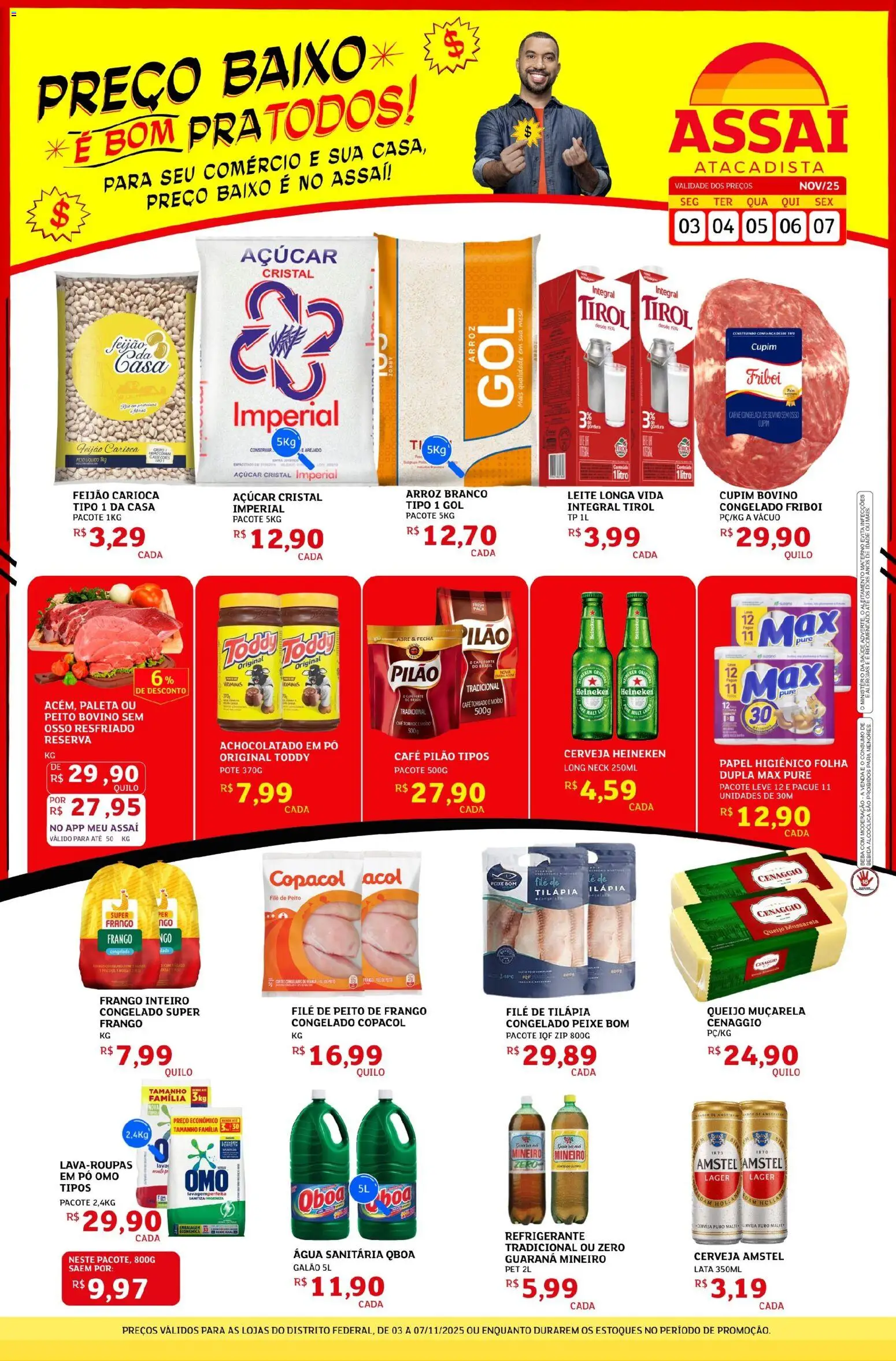 Pré-Visualização do folheto "Encarte - DF" da loja Assaí Atacadista válido a partir de 03/11/2025