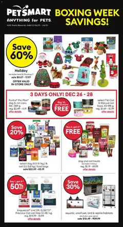 Preview of leaflet Weekly flyer / circulaire from shop Petsmart is valid from Dec 26, 2025