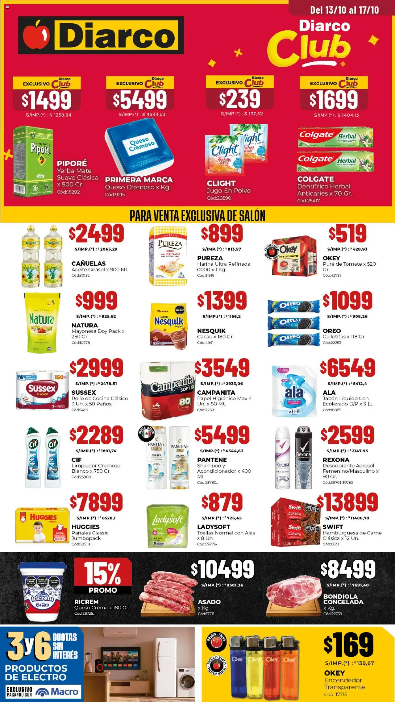 Diarco Ofertas del 13/10/2025 Online