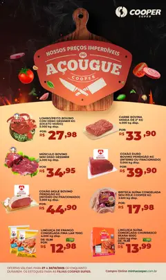 Pré-Visualização do folheto "Ofertas do Açougue" da loja Cooper válido a partir de 27/10/2025