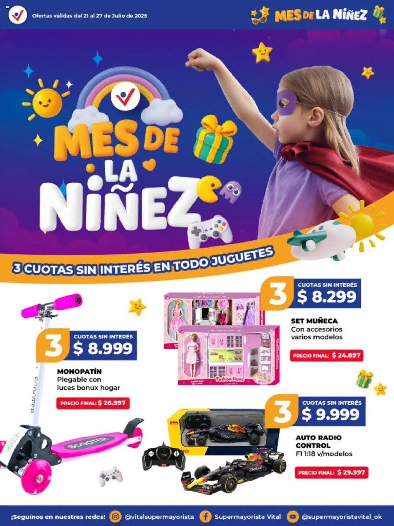 Vital Mes de la niñez del 21/07/2025 >> Catálogo