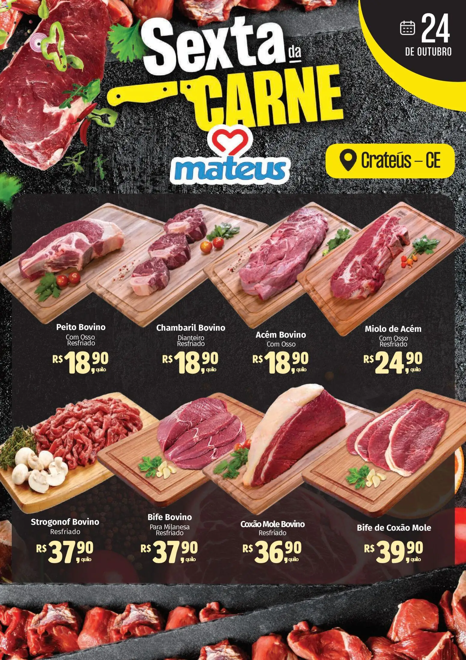 Mateus folheto "Ofertas Sexta da Carne" válido a partir de 24/10/2025 - número de página 1