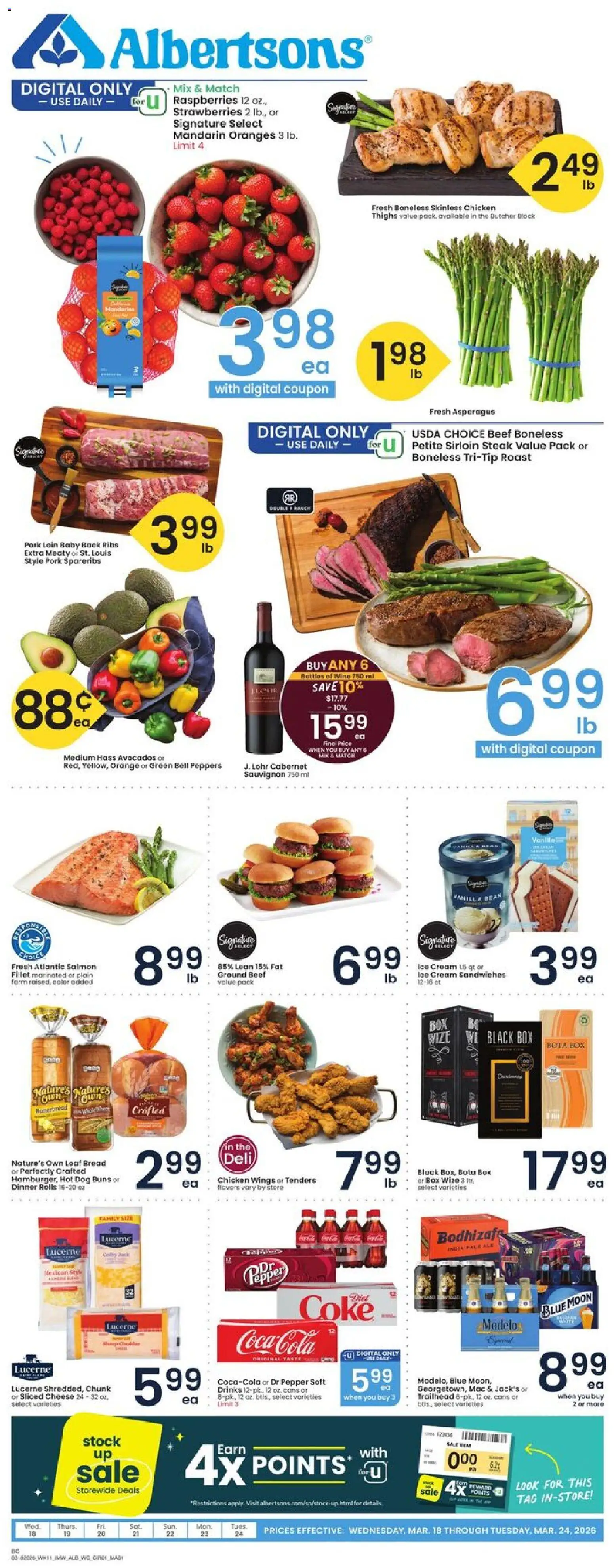 Ad Preview of Albertsons Albertsons Weekly Ad from 03/18/2026