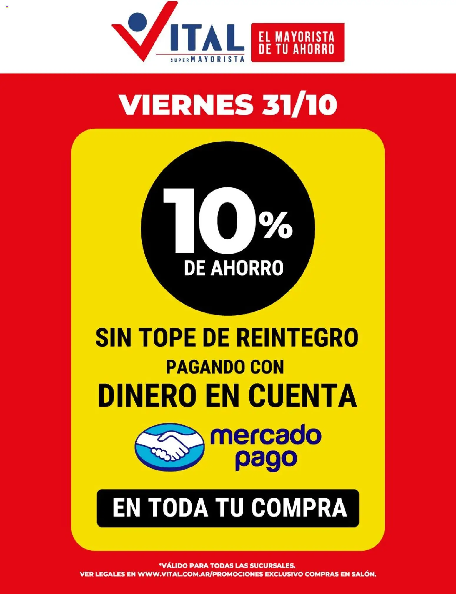 Vista previa del folleto de la tienda Vital válido desde el 31/10/2025 